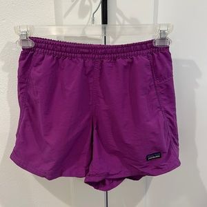 Purple Patagonia Baggies Shorts